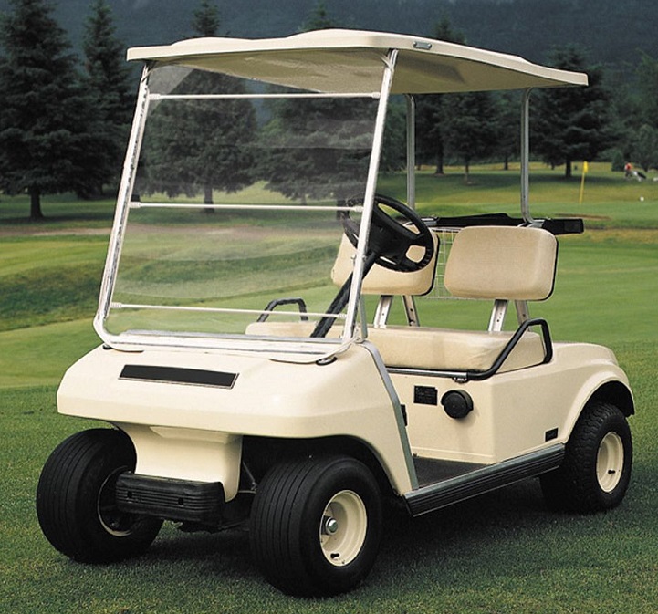 Portable Golf Car Windshield.